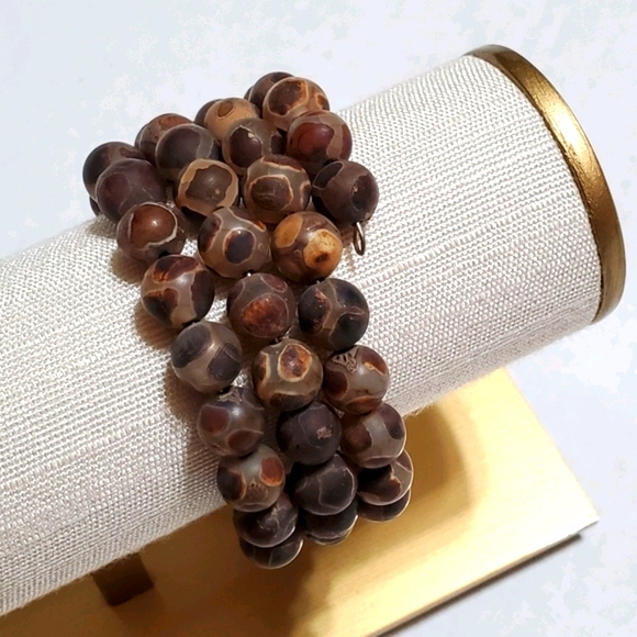 Accessories Mens Bracelet Large Wrist No Worries Wrap Style Tibetan